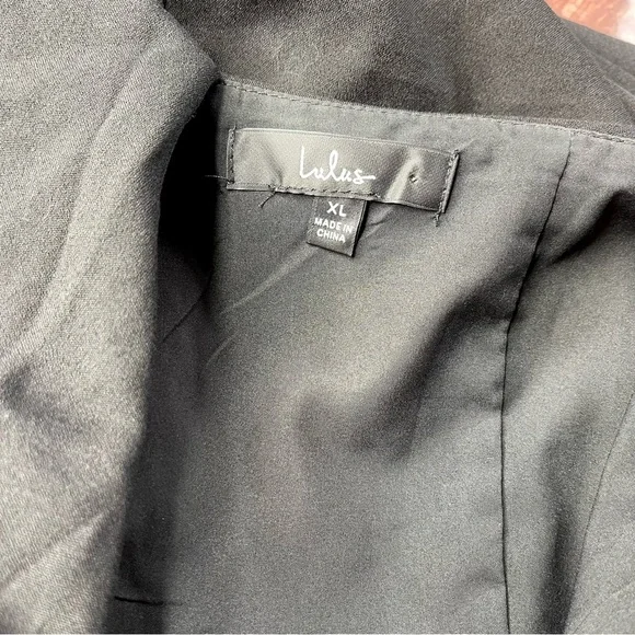 Lulus Black Jumpsuit. XL - Picture 2 of 2